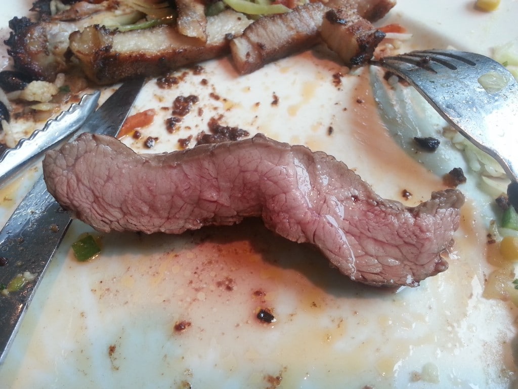 A well-cooked steak - Medium Rare